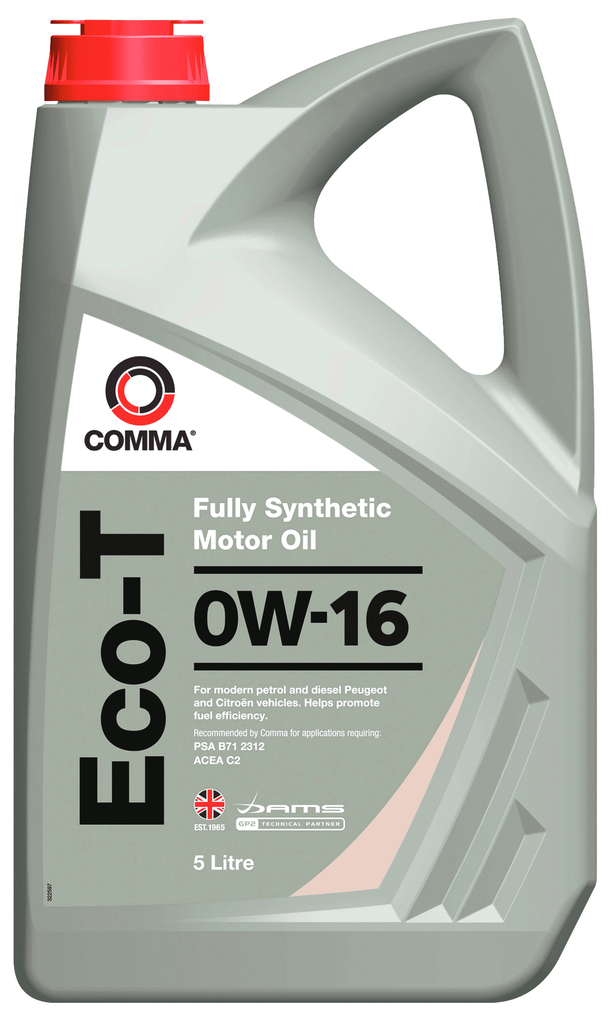 Моторное масло Comma Eco-T 0W-16, 5л